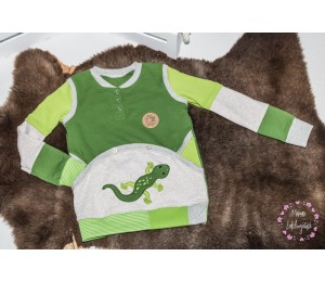 Stickdatei - Echse Reptil Appli